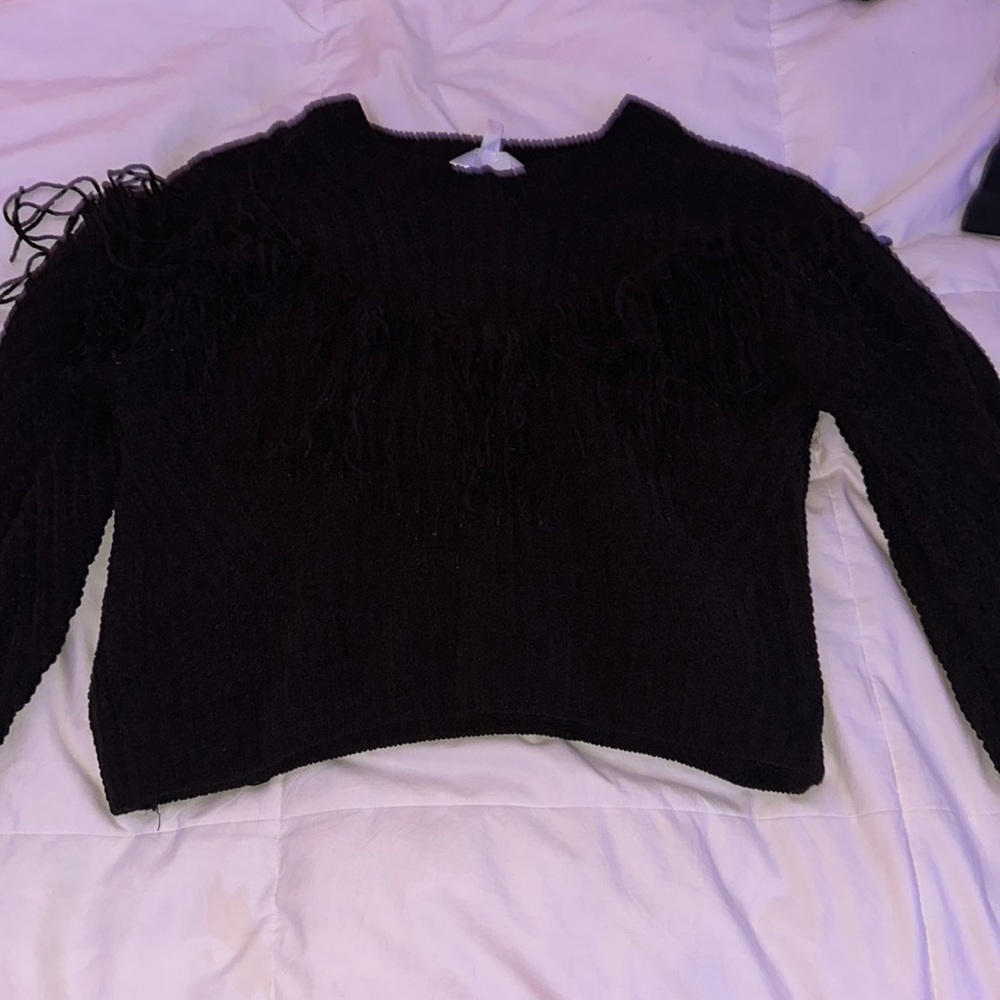 Fringe crop top